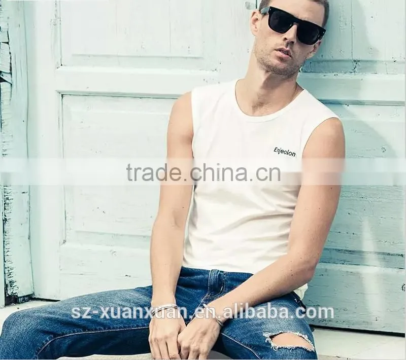 Wholesale cheap American style black running men vest