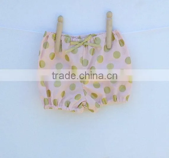 Wholesale Children's Clothing Blank Jogger Pants Baby Soft Ruffle Bloomers Girl Floral Patterns Short