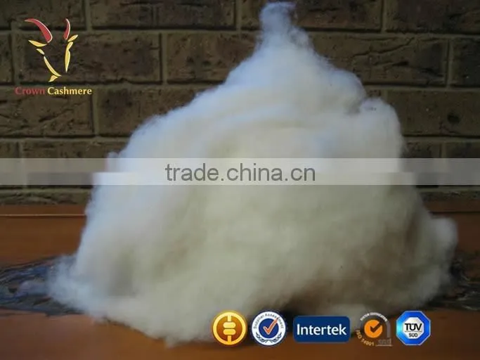Dehaired Goat Wool Pure Combed Cashmere Yarn Fiber