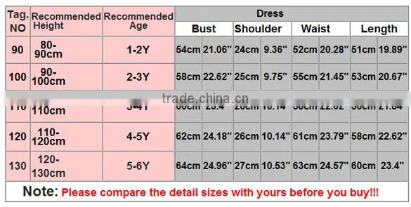 HOT Children Bowknot Colorful Big Polka Dots party dresses for 3 year old girl