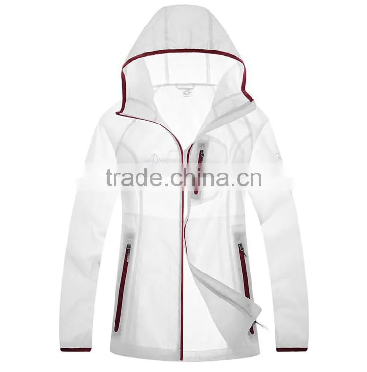 100% Nylon High quality waterproof summer jacket