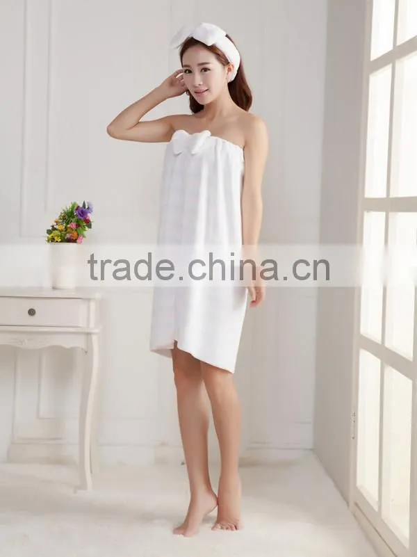 Lovely bow beautiful 9color choice fashion with headbands set made in china comfortable bath towel