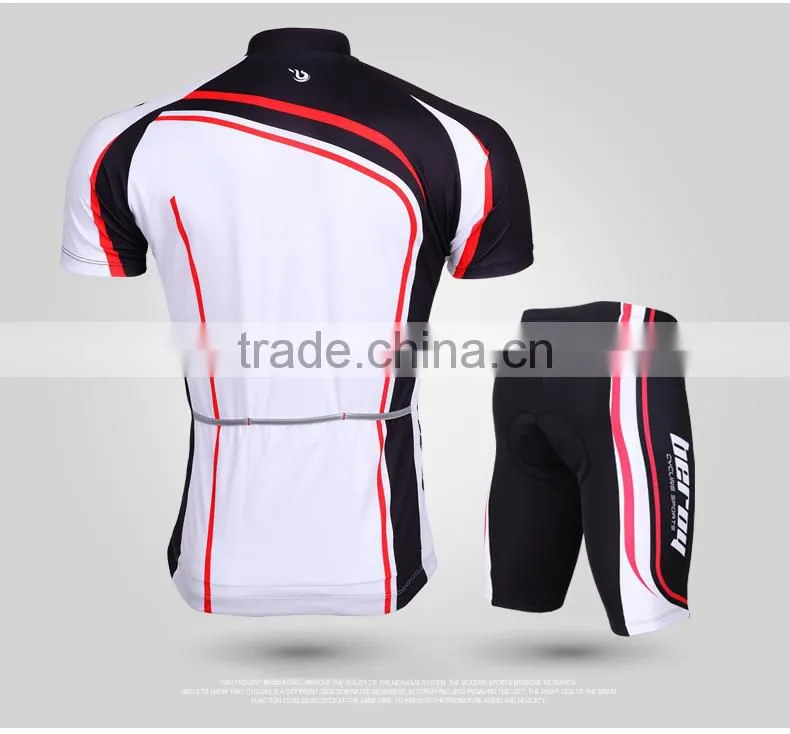 BEROY man's bulk wholesale cycling suits, fast drying set short sleeve cycling clothing suit