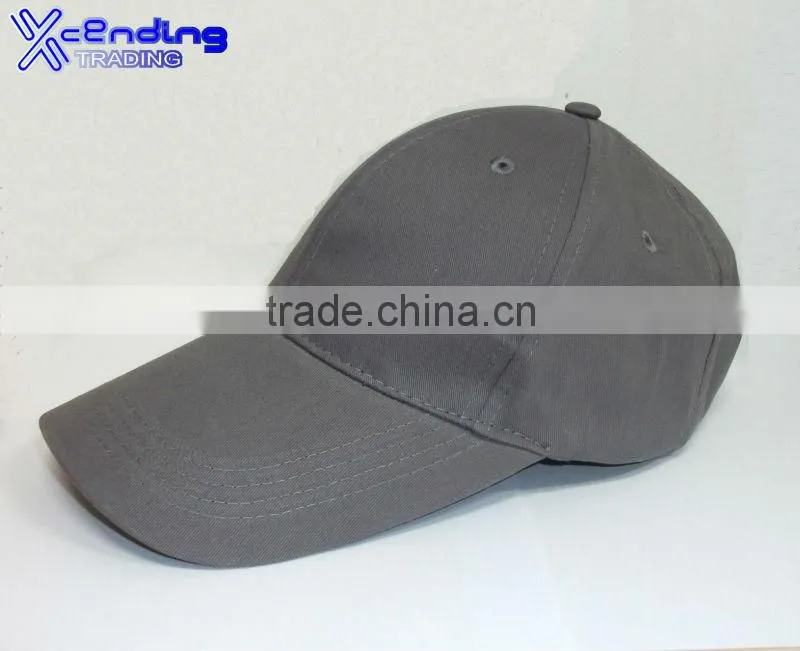 Plain cotton baseball caps 6 panel in ready stock