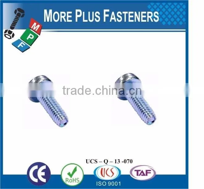 Made in Taiwan Carbon Steel Self Tapping Thread Rolling Tapping Screw Taptite Screw