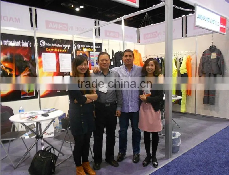 100% cotton non-poisonous anti mosquito & fire proof fabric safety garments