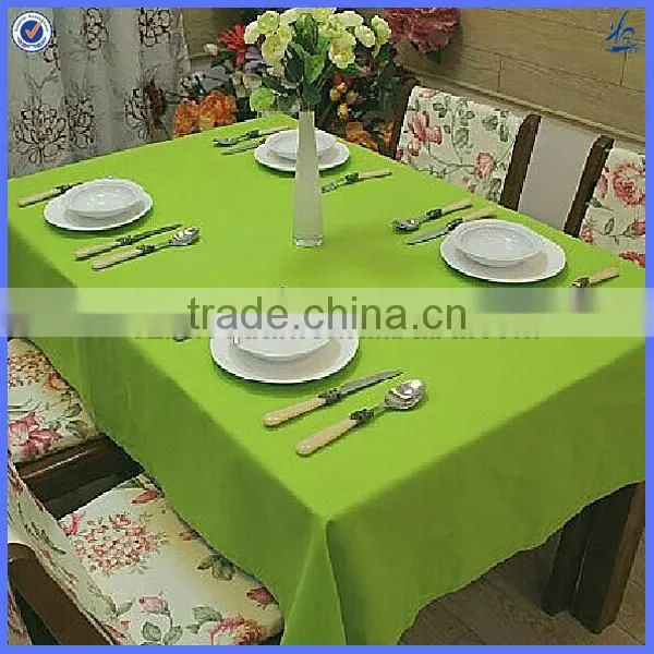 green washable cotton table cloth