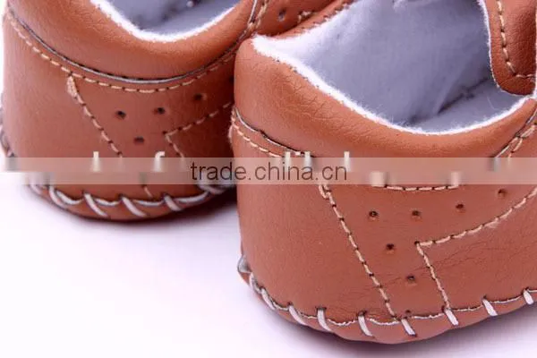 Solid Color Prewalker Girls Boy Leather Shoes