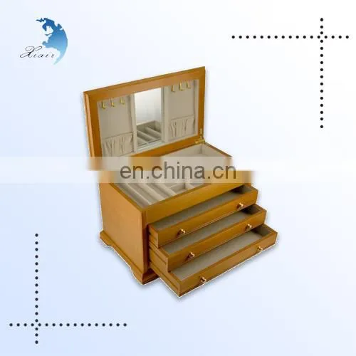 Beautiful Flower Pattern Decorative Wooden Gift Boxes For Jewelry