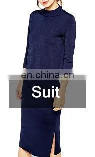 100% Manhand Chunky Knitted Turtlenck Long Sleeves Sweater In White