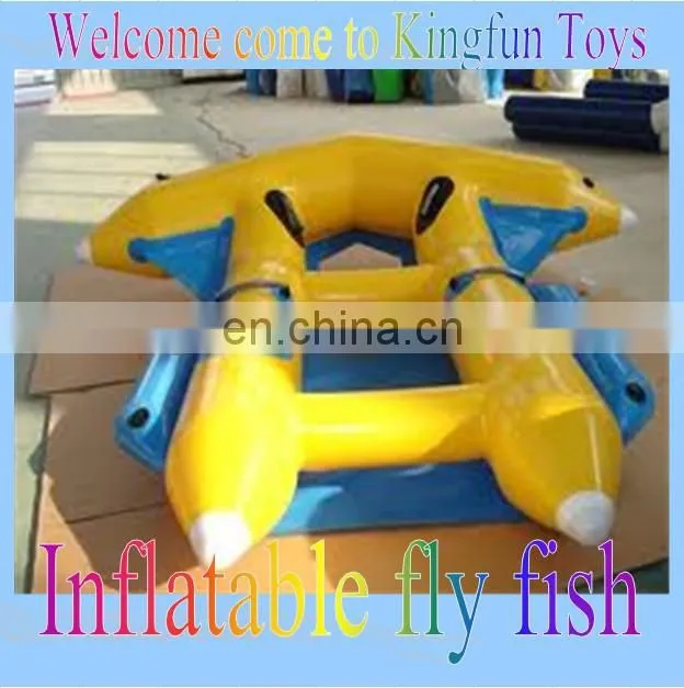 6person inflatable fly fish, inflatable water game