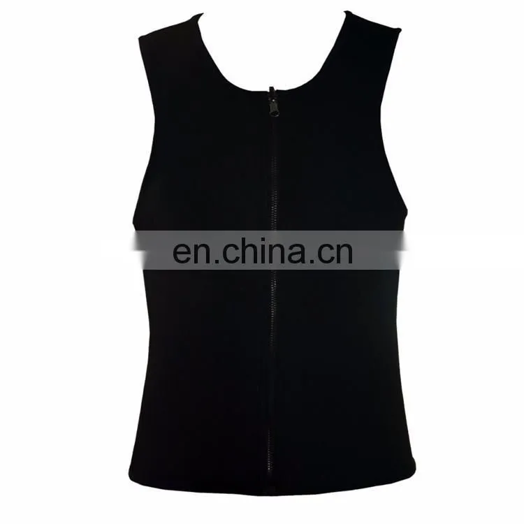 Factory price control tummy zipper waist training corsets weight loss