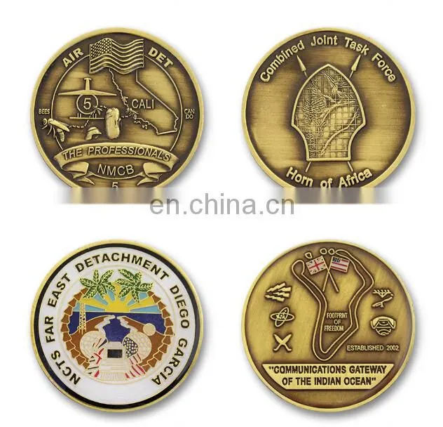 2017 Metal Custom Souvenir Antique Gold Coin, Metal coin