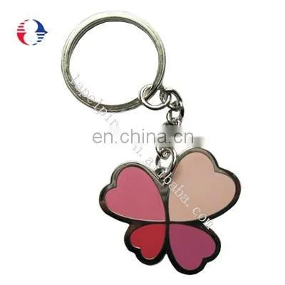 Metal Personalized design your own enamel keychain with letter
