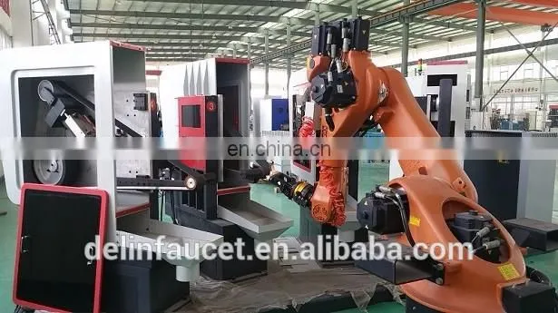 Automatic polishing metal complex structure robot polishing machine for stainless steel
