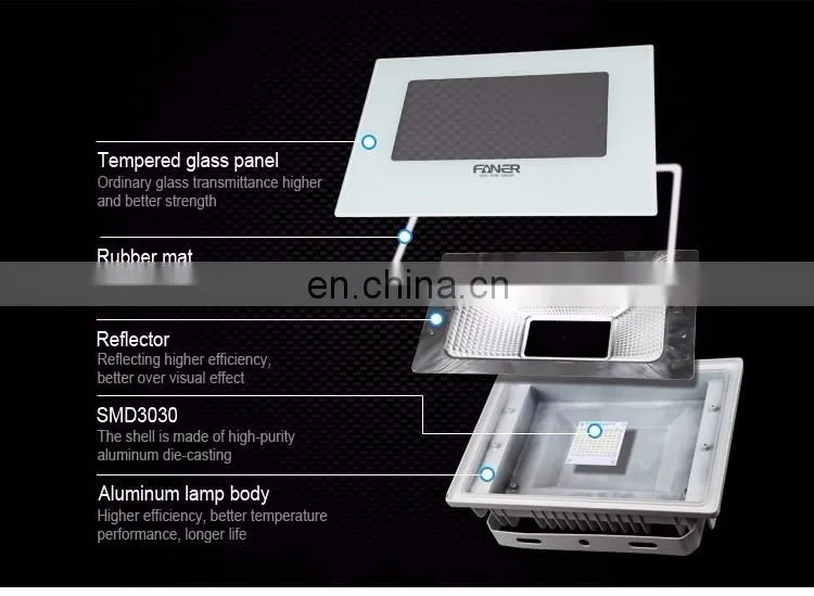 Faner 2 years warranty of LED flood light with BIS approved.