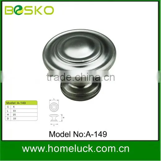 Brass furniture handle knob type exported standard brass round door knob