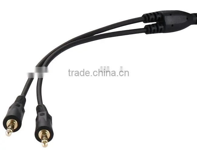 3.5mm language laboratory headset with microphone