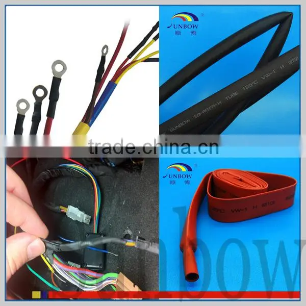 SUNBOW UL Flexible Eco-friendly Insulation Dual Wall Adhesive-Lined Heat-Shrink Polyolefin Tubing