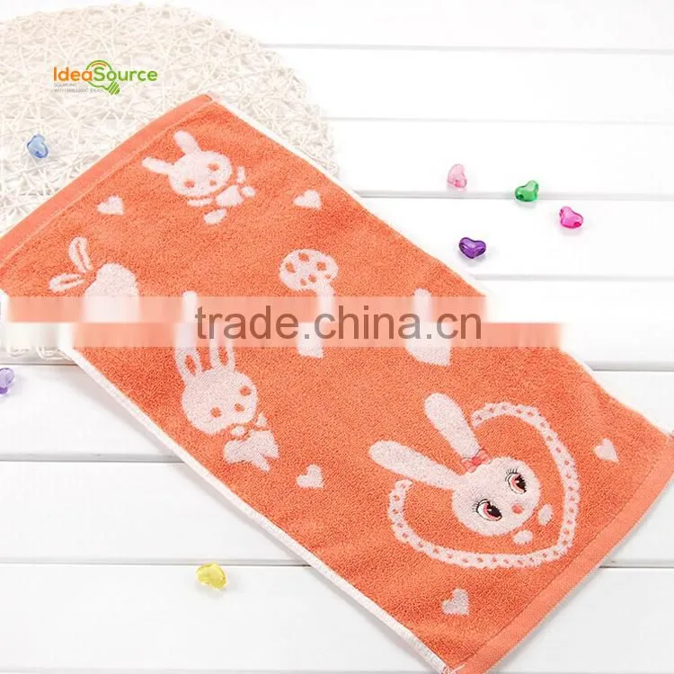 High quality 100% cotton colorful face towel
