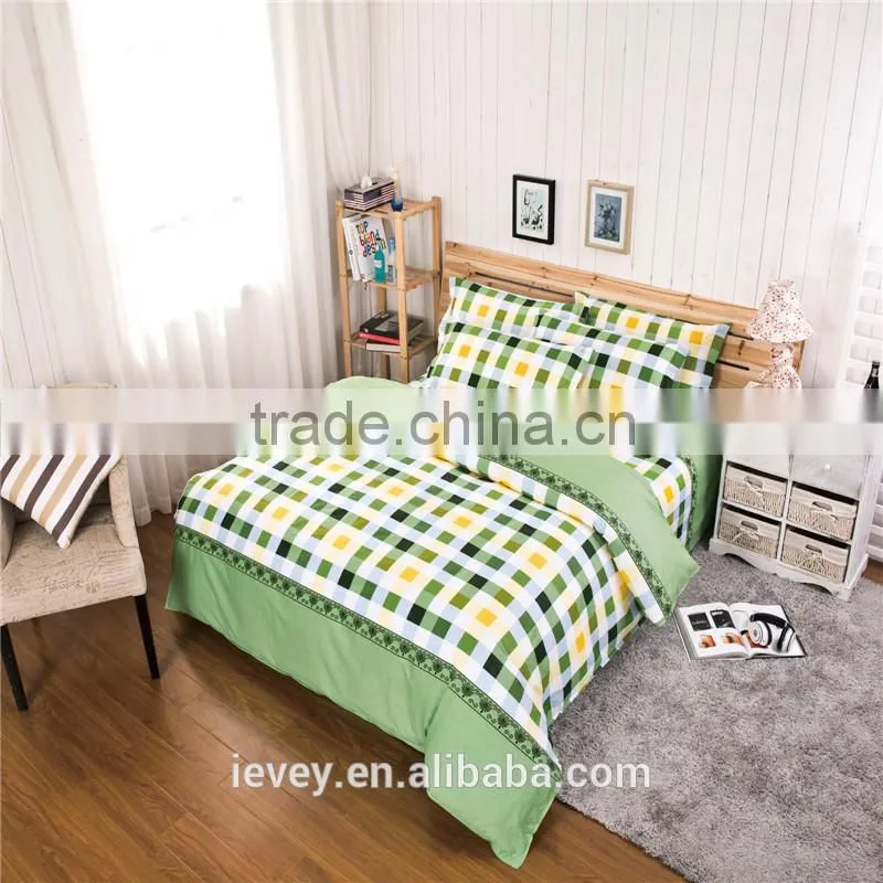 Ievey reactive printed bedding cover set cheap king size bed sheets bed set duvet cover