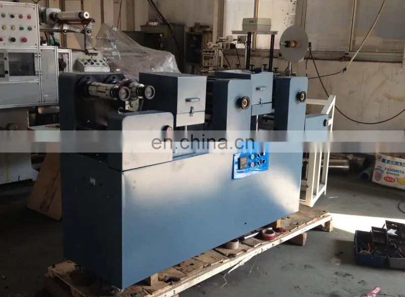 UT160 Automatic BOPP adhesive cellophane tape printing machine with 2 colors