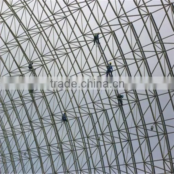 Durable light steel space truss structure