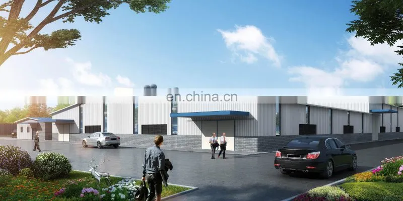 quick build movable high rise steel structure building prefab house light steel open plant warehouse