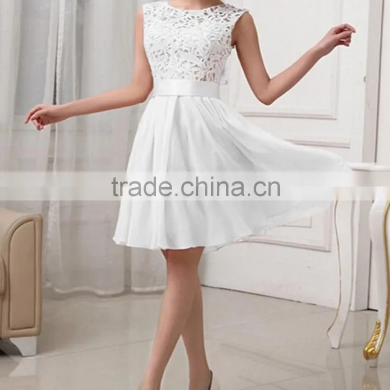 latest design fashion dresses chiffon and lace dreses women casual dresses