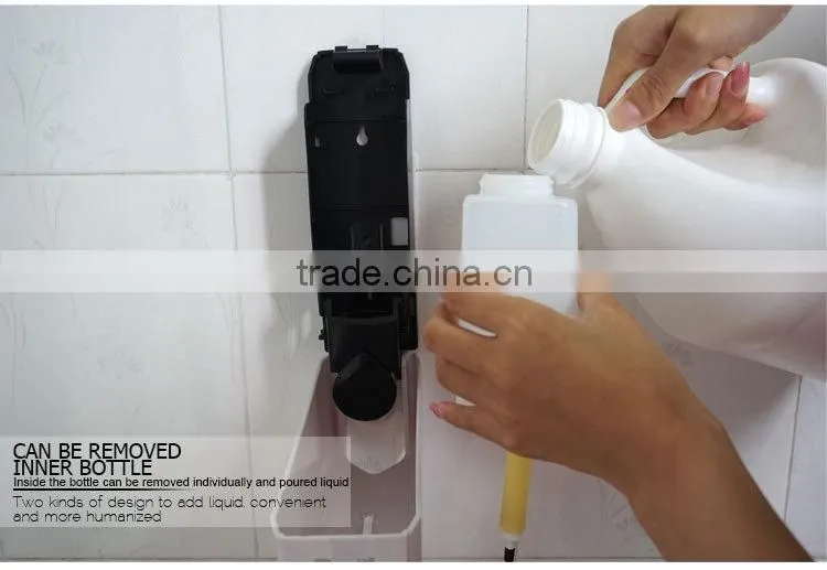wall mounted hand wash lotion soap dispenser holder 350ml mini sigle manual wash dispenser wholesale soap gel dispenser YK1508