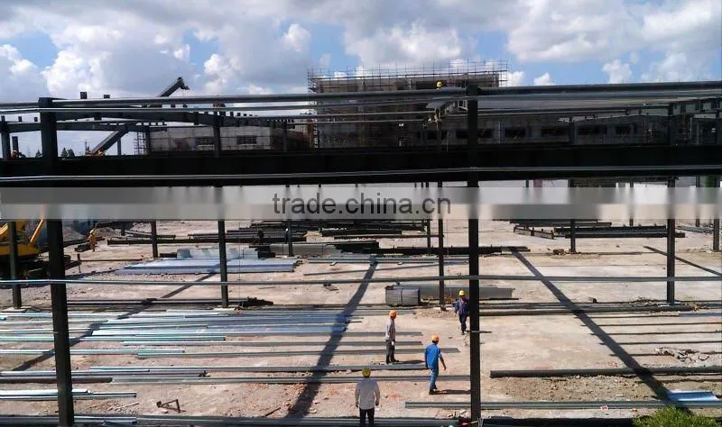 steel structure prefab warehouse/prefabricated steel warehouse/prefab steel structure warehouse
