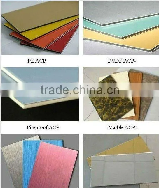20 years color warranty alucotile cladding composite panel alumium