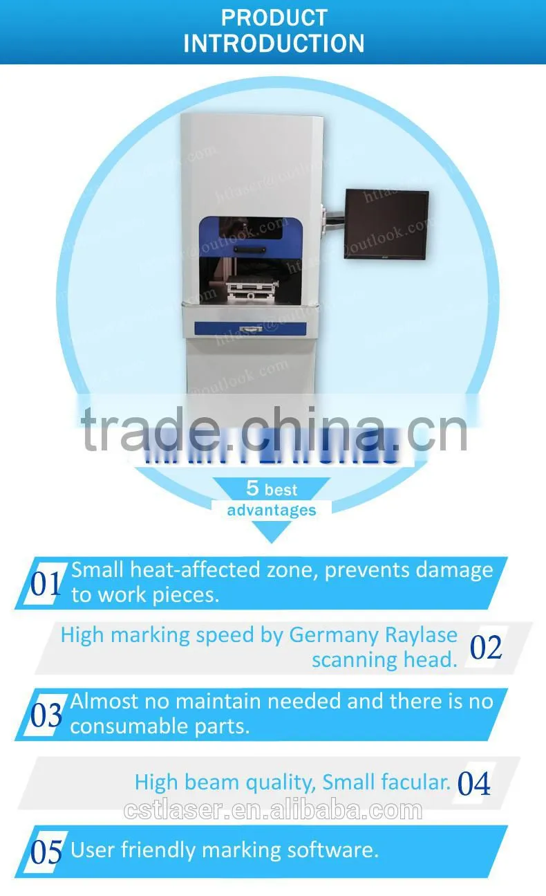 UV laser marking machine for Single crystal silicon