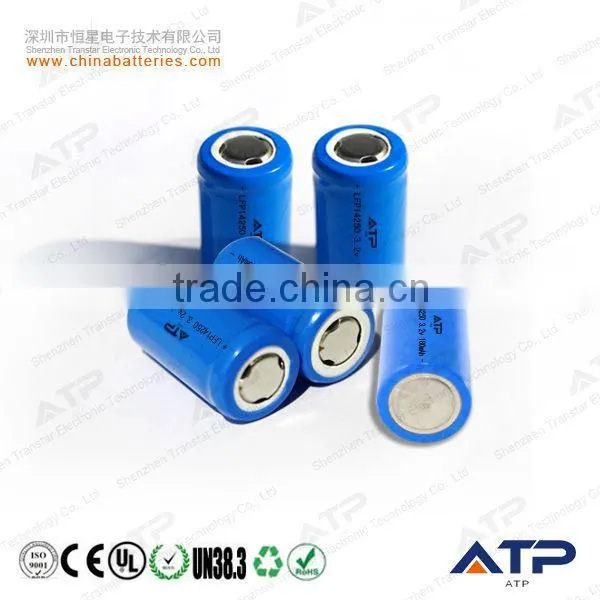 Alibaba rechargeable battery 14250 180mah / 14250 lifepo4 cell 3.2V 180mAh