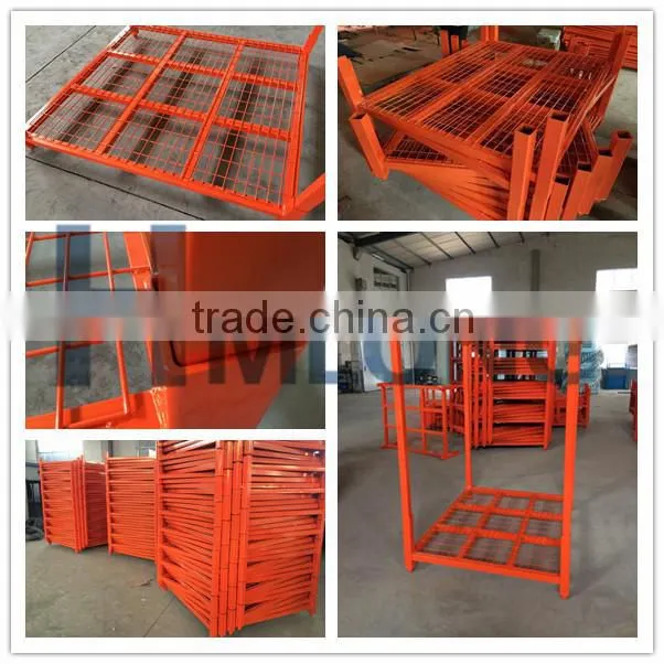 Warehouse storage steel tire pallet rack