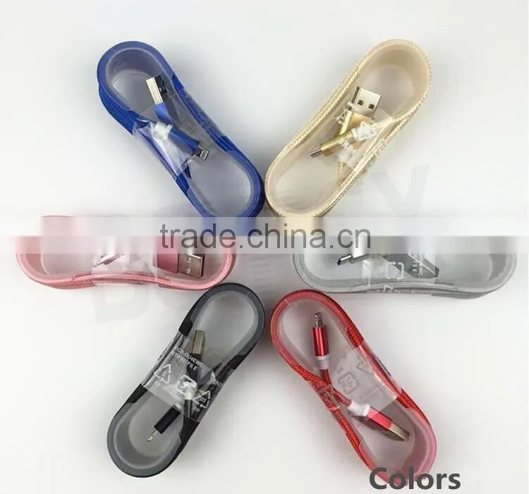 High Quality Flat Noodle Micro USB Dc Charigng Cable
