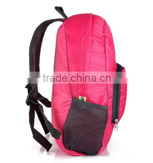 Travel Clothing Organizer Bag / Storage Mesh Pouch Colorful Bag /Tavel Fold Backpack Organizer Bag