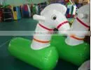 inflatable pony rider