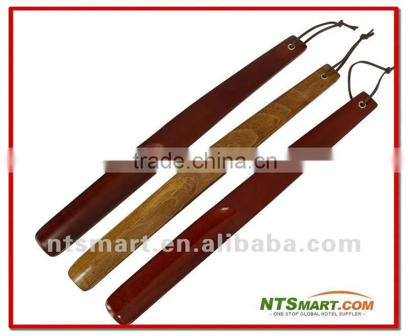 Hotel shoe horn,wooden shoe horn