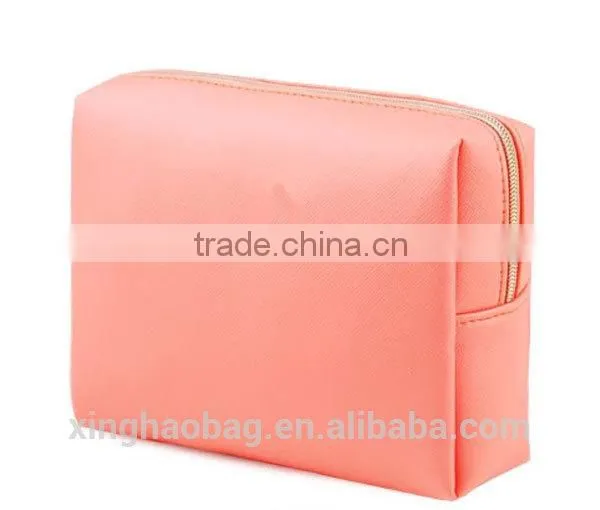 2015 newest small pink PU cosmetic bags