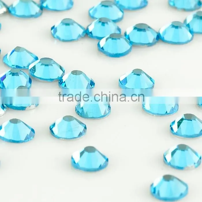 Factory direct sale rhinestone non hotfix, Non-Hot Fix flatback Rhinestones for nail art decoration