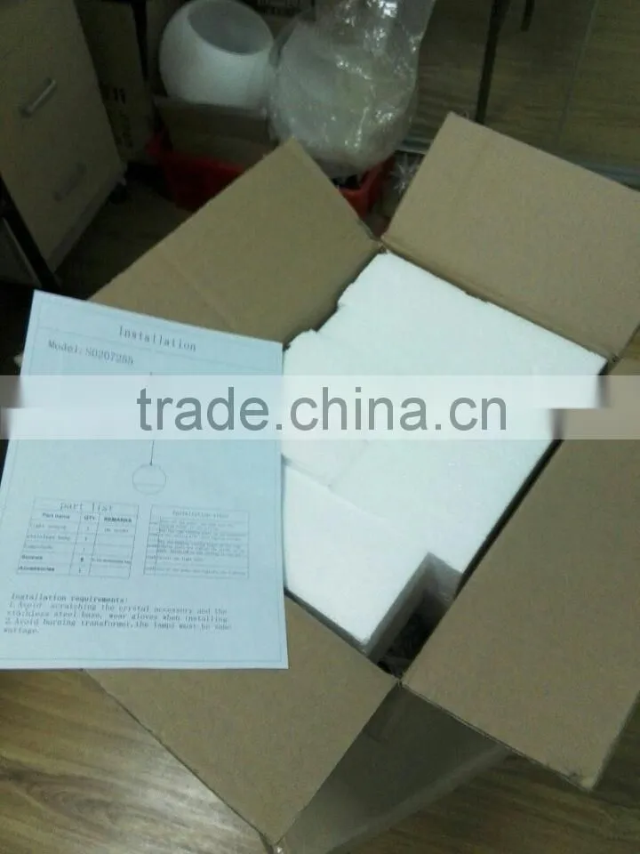 hot led glass zhongshan pendant light droplight