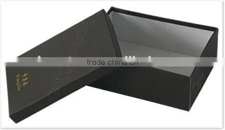 High quality black cardboard box