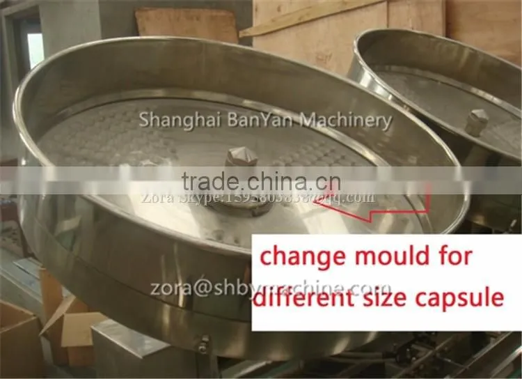 Glass plastic bottle small automatic capsule filling machine, capsule counting machine
