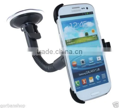 Hot 360 Rotating Windowshield Car Holder for samsung Galaxy S3 i9300
