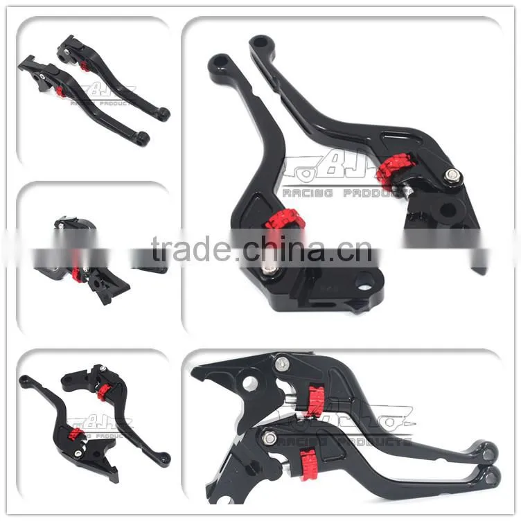 BJ-LS-010 Top Quality CNC Aluminum Short Motorbike Adjustable Brake Clutch Lever for Yamaha YZF R1 2009-2014