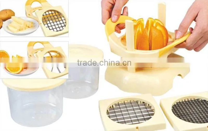 S/S+ABS+TPR 19*17.8*15.9 High quality multifunctional fruit&vegetable splitter/multifunctional potato chipper