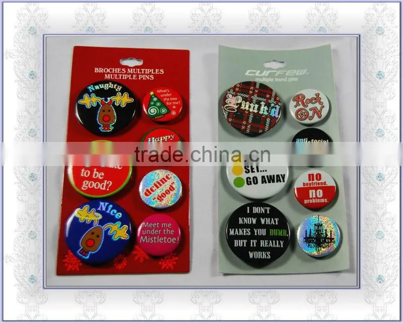 metal pin badge