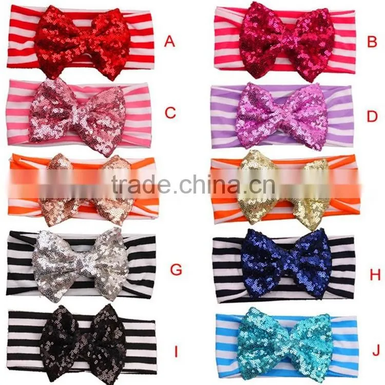 grosgrain ribbon silk bow with hair clips in 27colors - cheap children girl hair accessories handmade bowknots