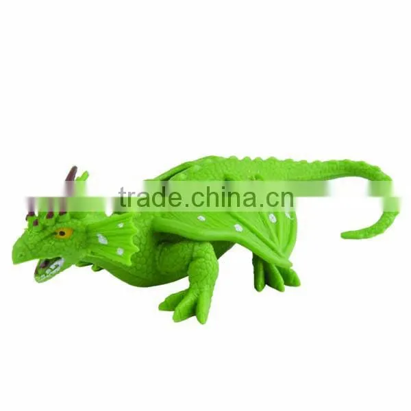 New TPR soft toy double head dinosaur special gift for child